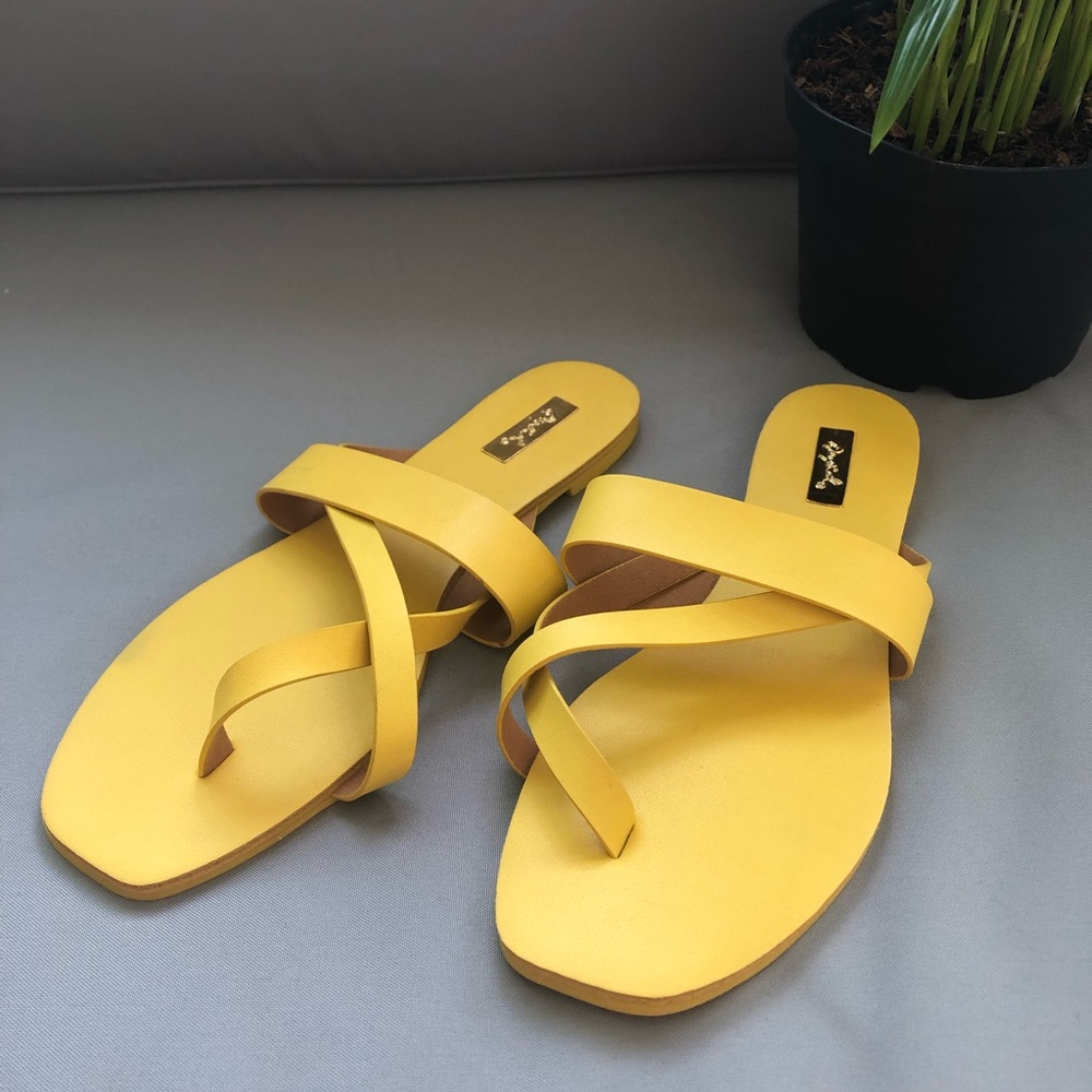 Yellow Qupid Sandals